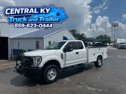 White 2019 Ford Super Duty F-350 SRW 4x4 Utility   X3F for sale in Richmond, KY