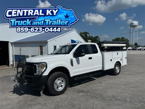 White 2019 Ford Super Duty F-350 SRW 4x4 Utility   X3F for sale in Richmond, KY