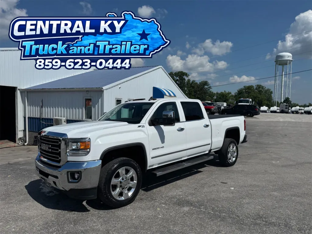 White 2017 GMC Sierra 2500HD Crew Cab 4x4 SLT for sale in Richmond, KY