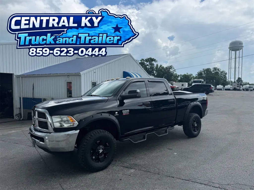 Black 2012 Ram 3500 SLT 4x4 ST D28L91 for sale in Richmond, KY