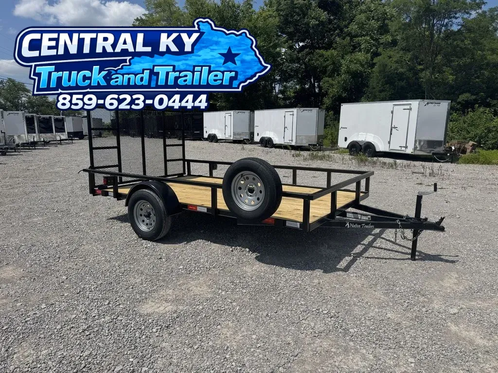 Black 2026 Native Trailers 6.5x12 Utility for sale in Richmond, KY