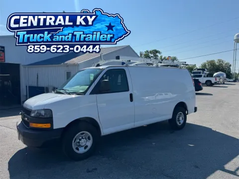 White 2019 Chevrolet Express Cargo Van 2500  CG23405 for sale in Richmond, KY