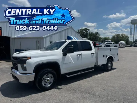 White 2020 Chevrolet Silverado 2500HD Utility Work Truck  CK20943 for sale in Richmond, KY