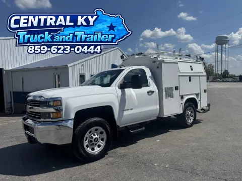 White 2017 Chevrolet Silverado 3500HD Regular Cab Work Truck 2wd Utility for sale in Richmond, KY