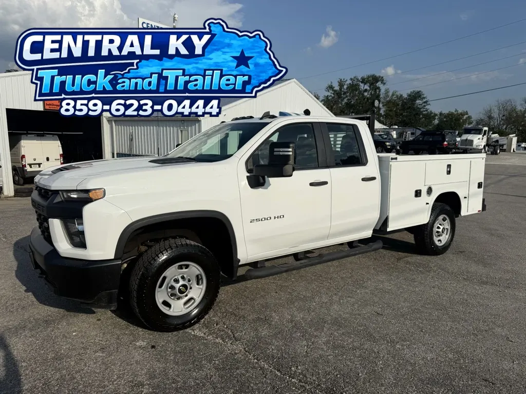 White 2021 Chevrolet Silverado 2500HD 4x4 Work Truck for sale in Richmond, KY