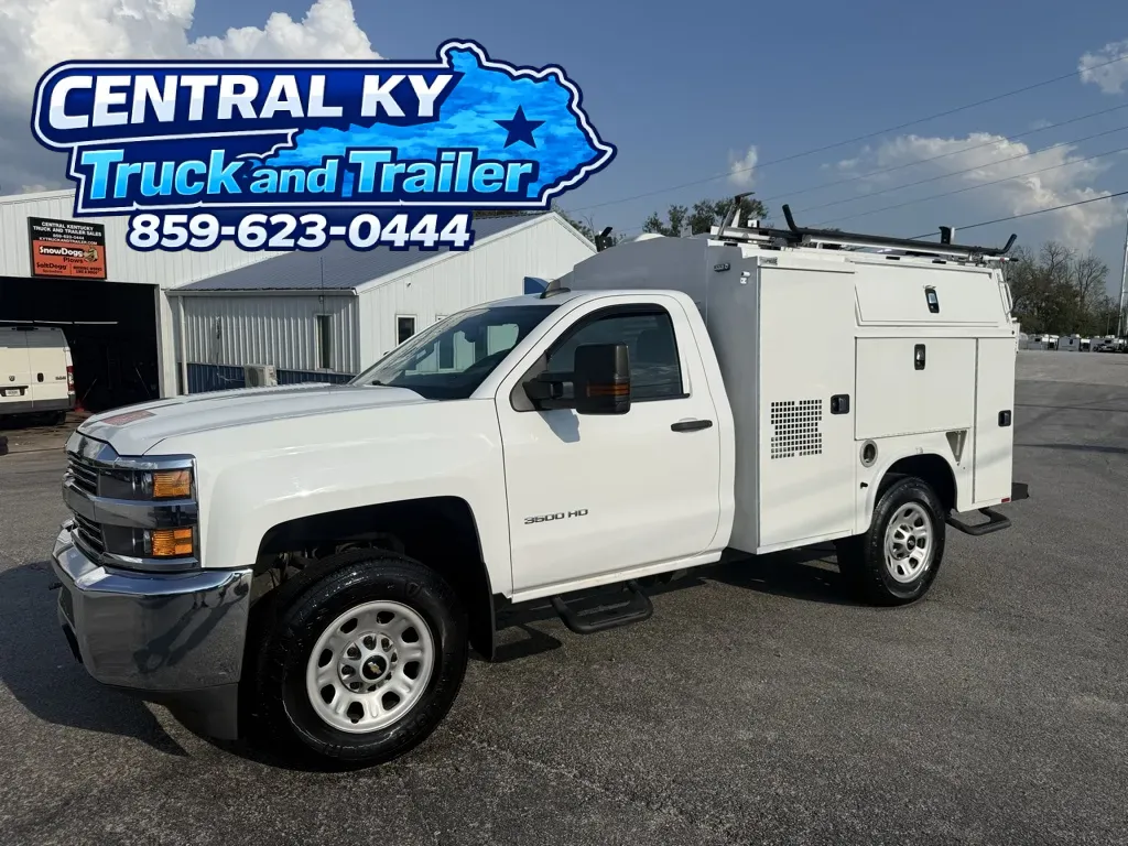 White 2018 Chevrolet 3500HD REGULAR CAB 2WD Work Truck for sale in Richmond, KY