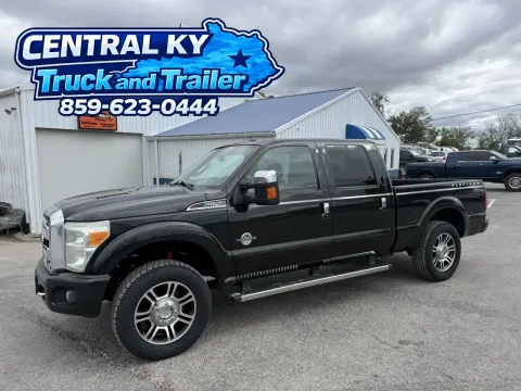 Black 2015 Ford F-250 Super Duty Platinum for sale in Richmond, KY