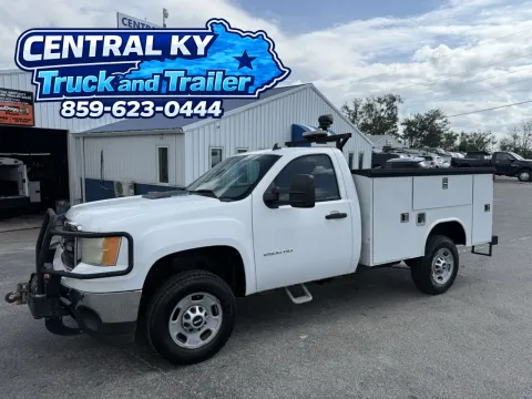 White 2012 GMC Sierra 2500HD Work Truck Utility 2WD for sale in Richmond, KY