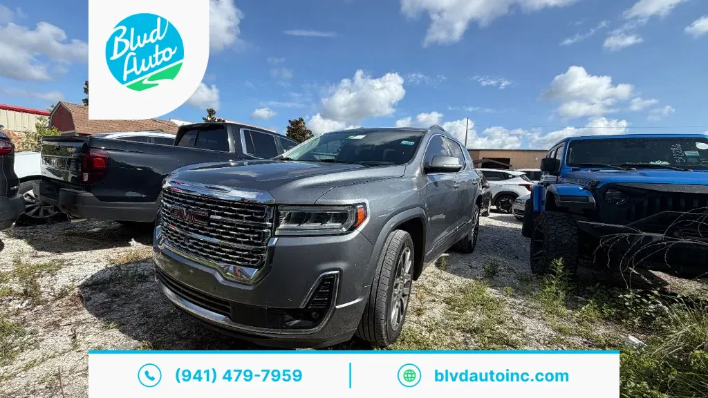Gray 2020 GMC Acadia Denali for sale in Bradenton, FL