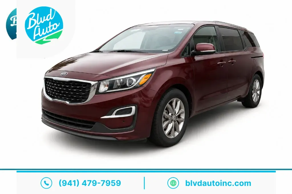 Red 2020 Kia Sedona EX for sale in Bradenton, FL