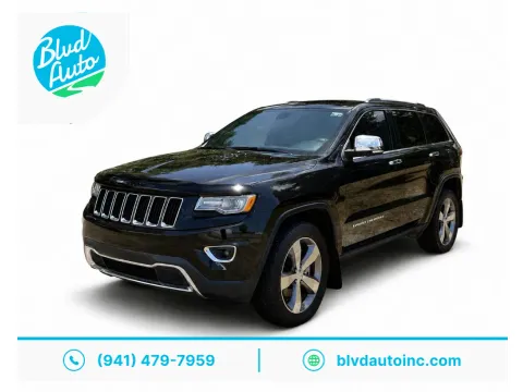 Black 2014 Jeep Grand Cherokee Limited for sale in Bradenton, FL