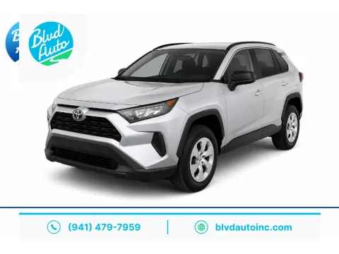 Silver 2021 Toyota RAV4 LE for sale in Bradenton, FL