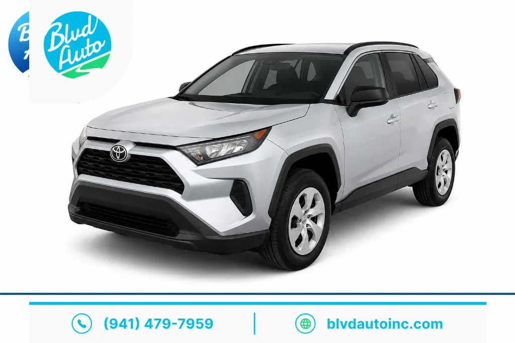 Silver 2021 Toyota RAV4 LE for sale in Bradenton, FL