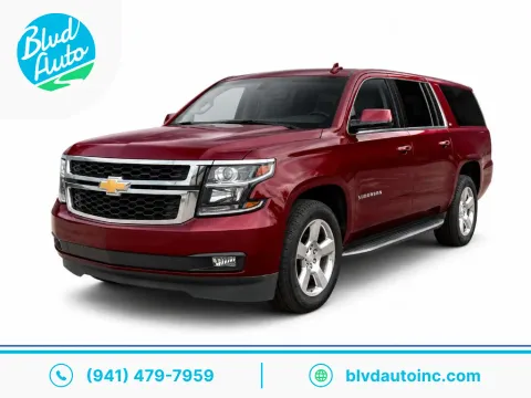 Red 2017 Chevrolet Suburban 1500 LT for sale in Bradenton, FL