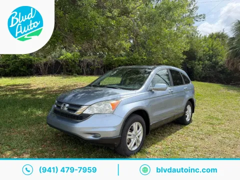 Blue 2011 Honda CR-V EX-L for sale in Bradenton, FL