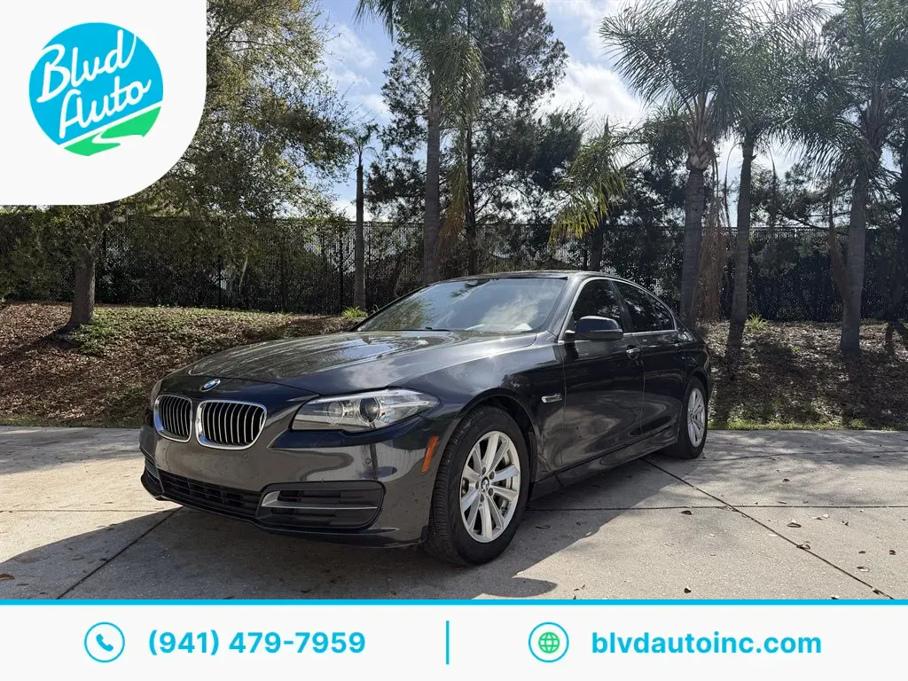 Gray 2014 BMW 5-Series 528i for sale in Bradenton, FL