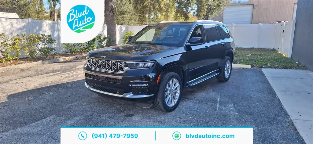 Black 2021 Jeep Grand Cherokee L Summit for sale in Bradenton, FL