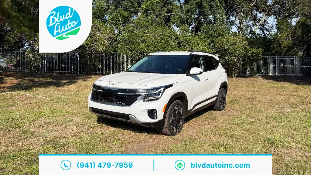 White 2024 Kia Seltos SX for sale in Bradenton, FL