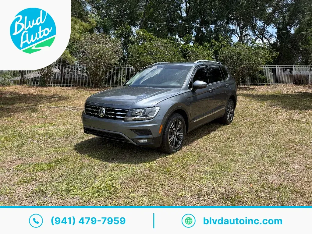 Gray 2018 Volkswagen Tiguan SEL for sale in Bradenton, FL