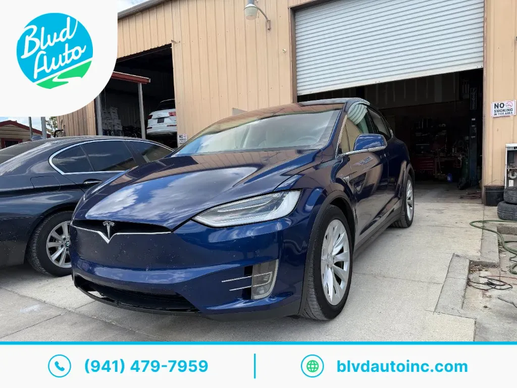 Blue 2017 Tesla Model X 100D for sale in Bradenton, FL