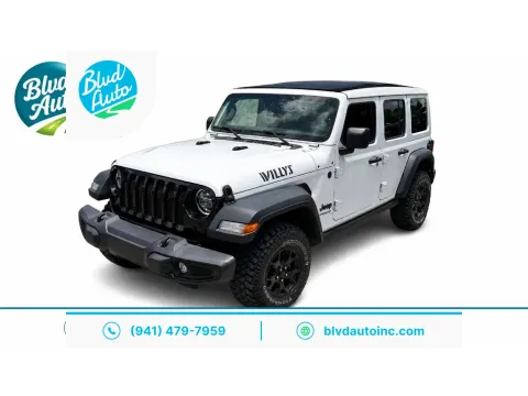White 2021 Jeep Wrangler Unlimited Sport for sale in Bradenton, FL