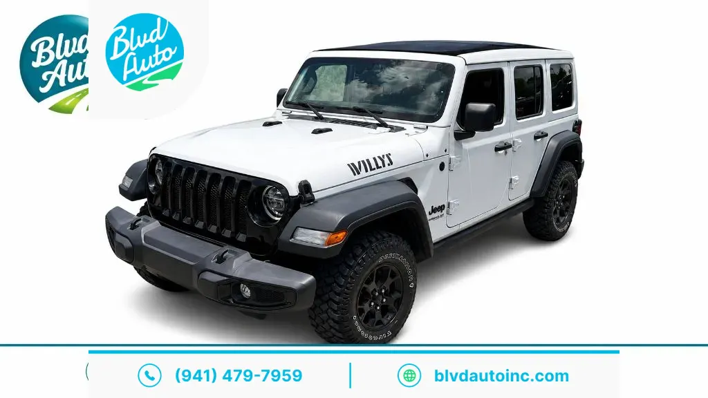 White 2021 Jeep Wrangler Unlimited Sport for sale in Bradenton, FL