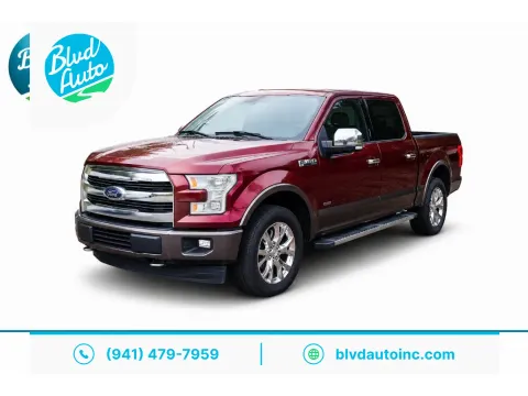 Red 2017 Ford F-150 Lariat for sale in Bradenton, FL