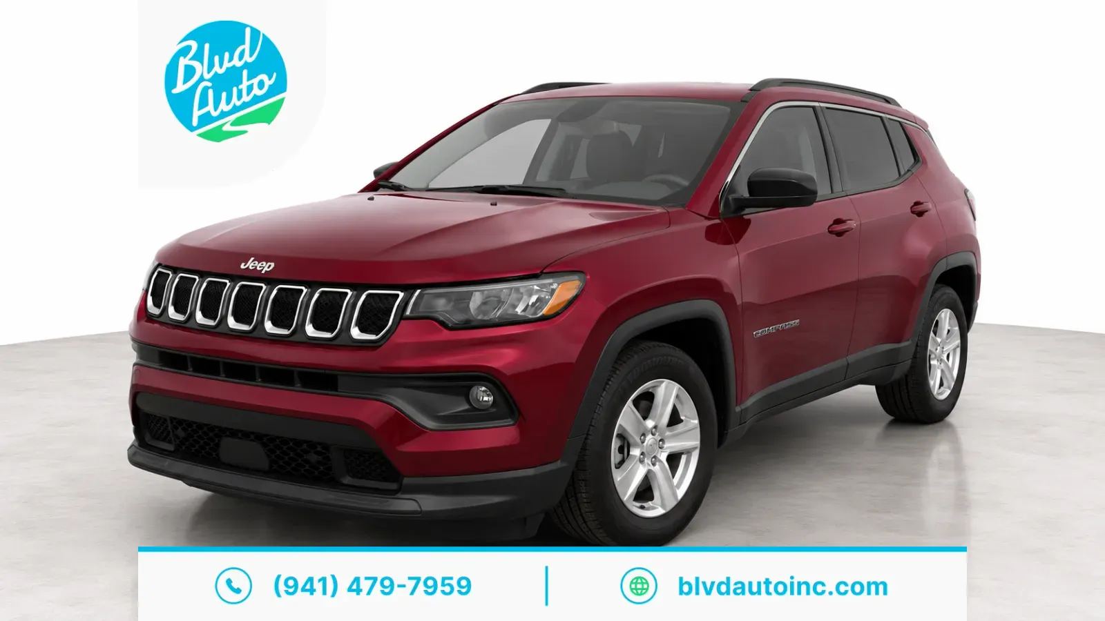 Red 2022 Jeep Compass North for sale in Bradenton, FL