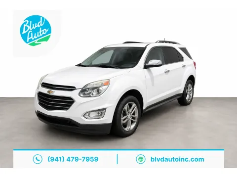 White 2016 Chevrolet Equinox LTZ for sale in Bradenton, FL