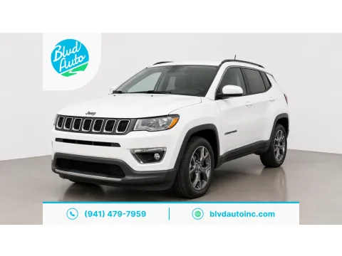 White 2018 Jeep Compass Latitude for sale in Bradenton, FL
