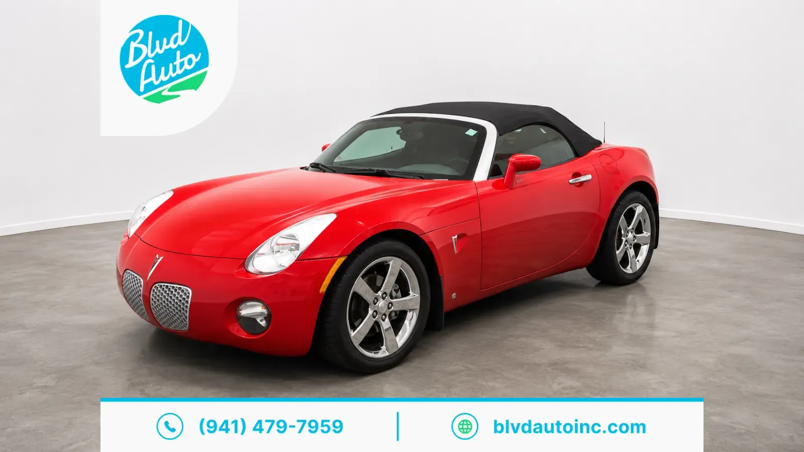 Red 2007 Pontiac Solstice for sale in Bradenton, FL