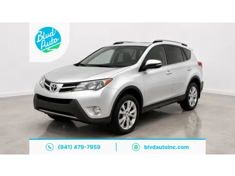Silver 2015 Toyota RAV4 Limited for sale in Bradenton, FL