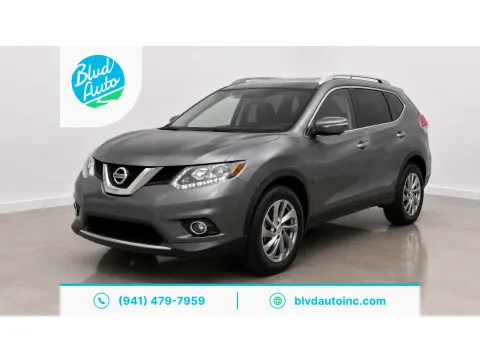 Gray 2015 Nissan Rogue SL for sale in Bradenton, FL