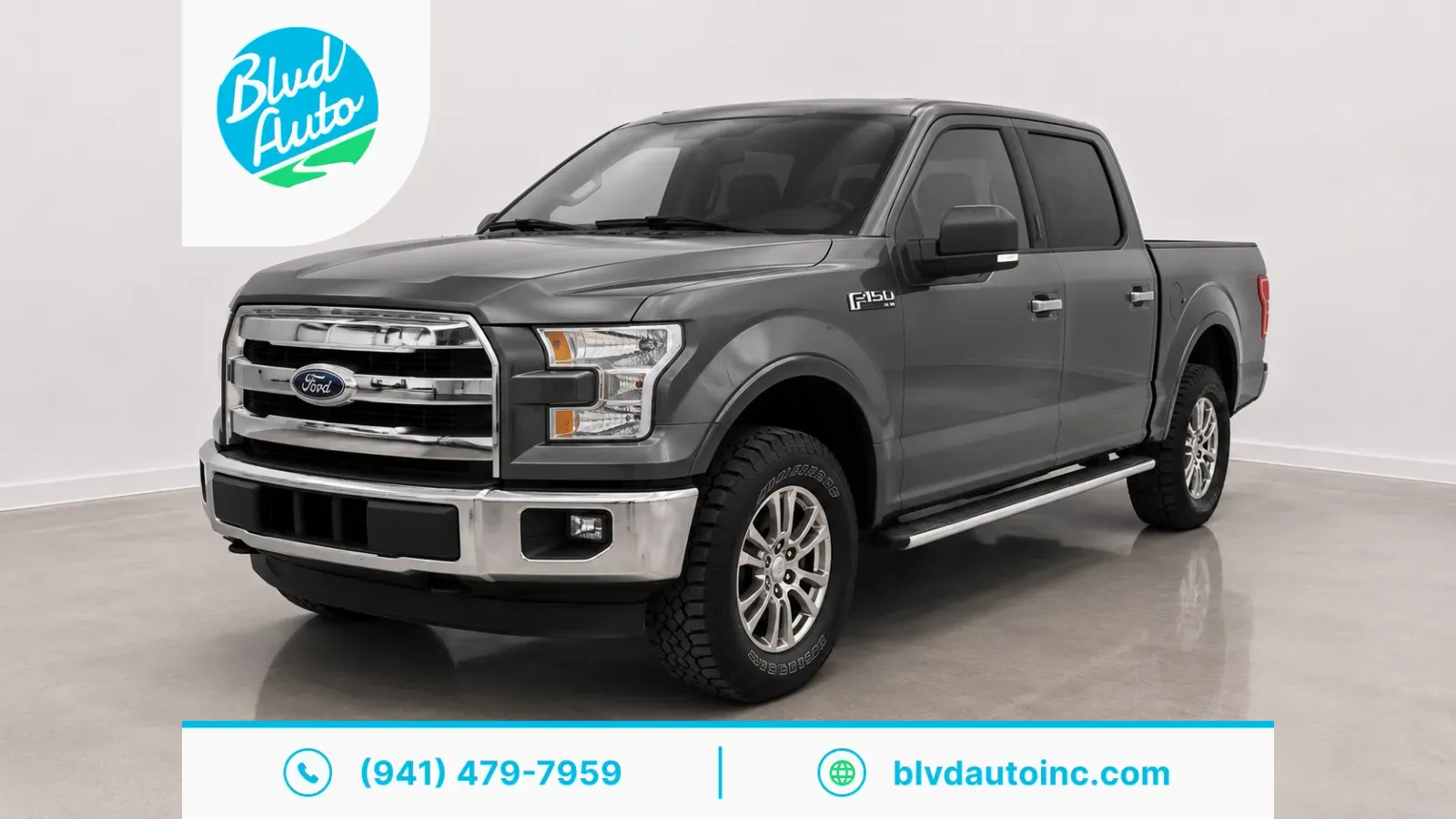 Gray 2017 Ford F-150 Lariat for sale in Bradenton, FL