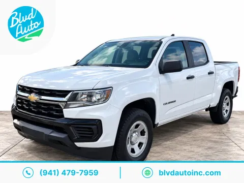 White 2022 Chevrolet Colorado Work Truck for sale in Bradenton, FL