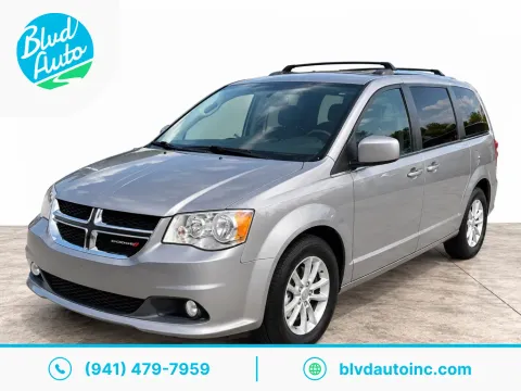 Silver 2019 Dodge Grand Caravan SXT for sale in Bradenton, FL