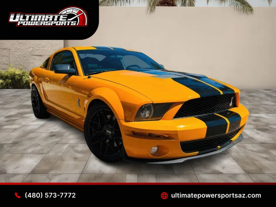 Orange 2007 Ford Mustang GT SUPERCHARGED COBRA PKG for sale in Scottsdale, AZ