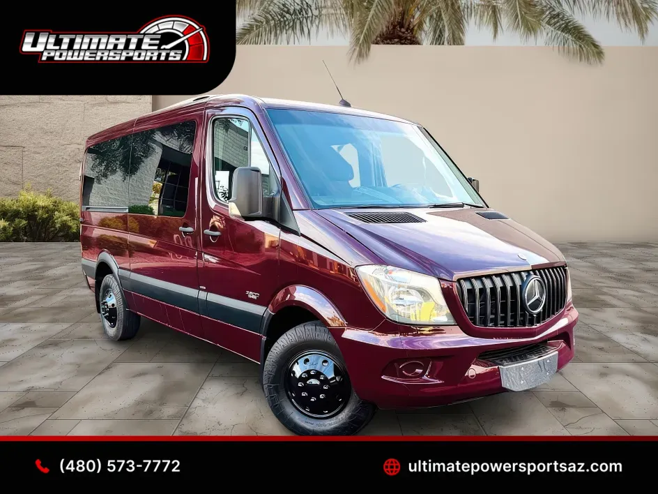 Red 2014 Mercedes-Benz Sprinter Passenger Vans 12 Passenger for sale in Scottsdale, AZ