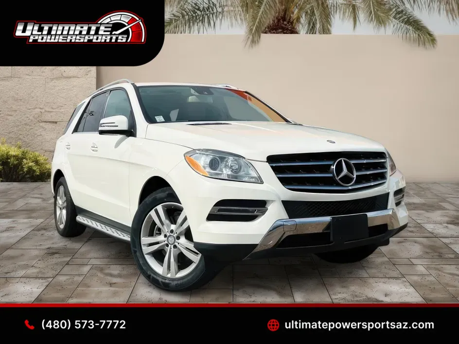 White 2015 Mercedes-Benz ML 350 4MATIC for sale in Scottsdale, AZ