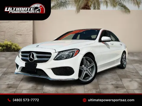 White 2015 Mercedes-Benz C 300 ~ AMG Pkg for sale in Scottsdale, AZ