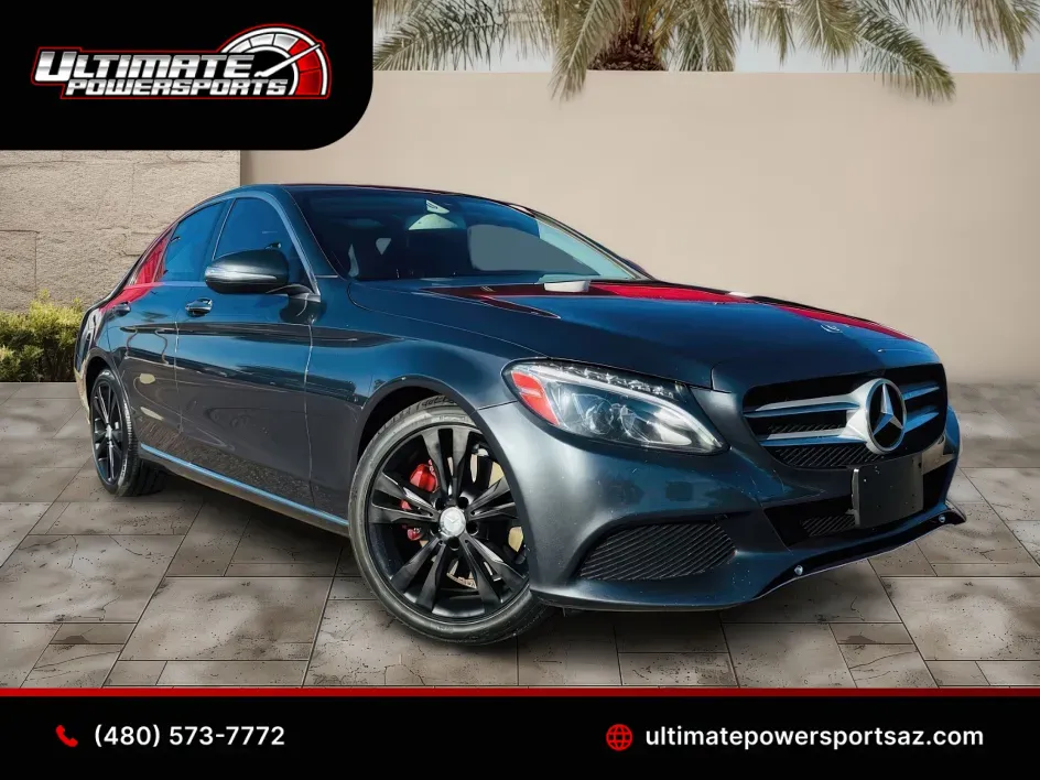 Gray 2015 Mercedes-Benz C 300 Sport for sale in Scottsdale, AZ
