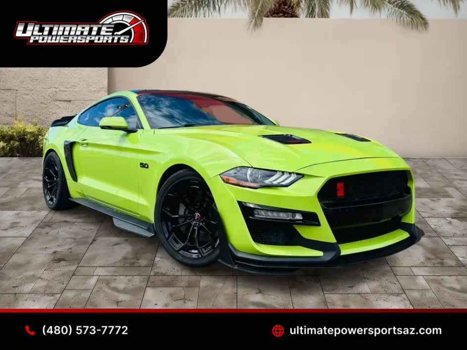 Green 2020 Ford Mustang GT Premium for sale in Scottsdale, AZ