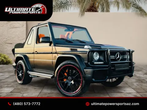 Black 1995 Mercedes-Benz G320 Cabriolet ~Full G63 Drivetrain for sale in Scottsdale, AZ