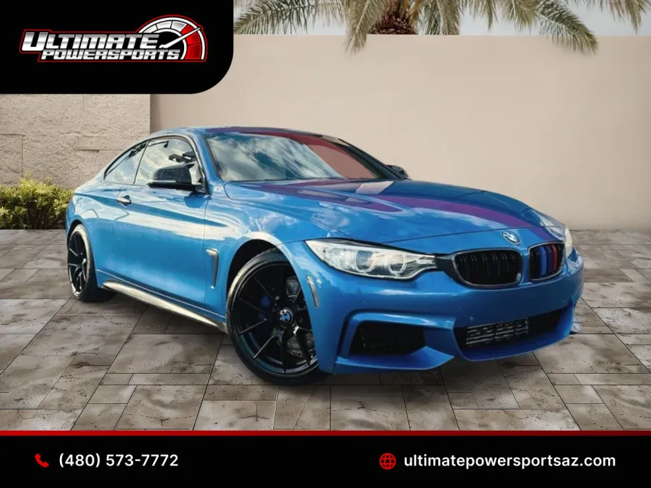 Blue 2015 BMW 428i Coupe M Sport for sale in Scottsdale, AZ