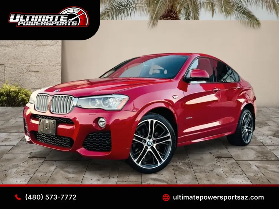 Red 2017 BMW X4 xDrive28i M Sport for sale in Scottsdale, AZ