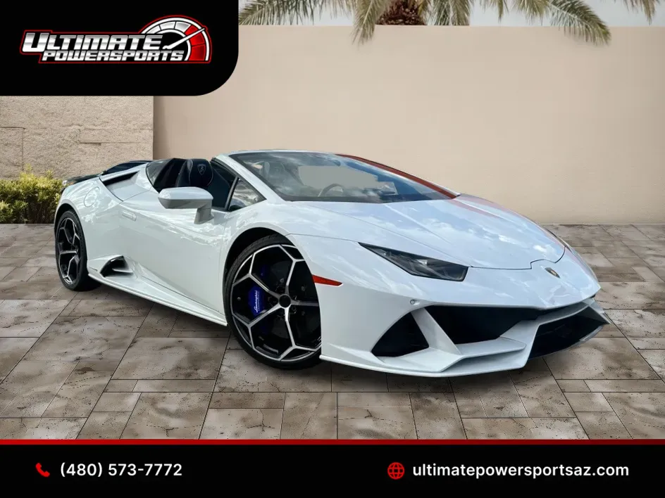 White 2020 Lamborghini Huracan EVO EVO Spyder for sale in Scottsdale, AZ