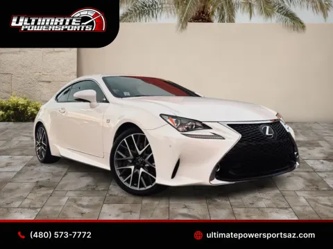 White 2015 Lexus RC 350 F Sport for sale in Scottsdale, AZ