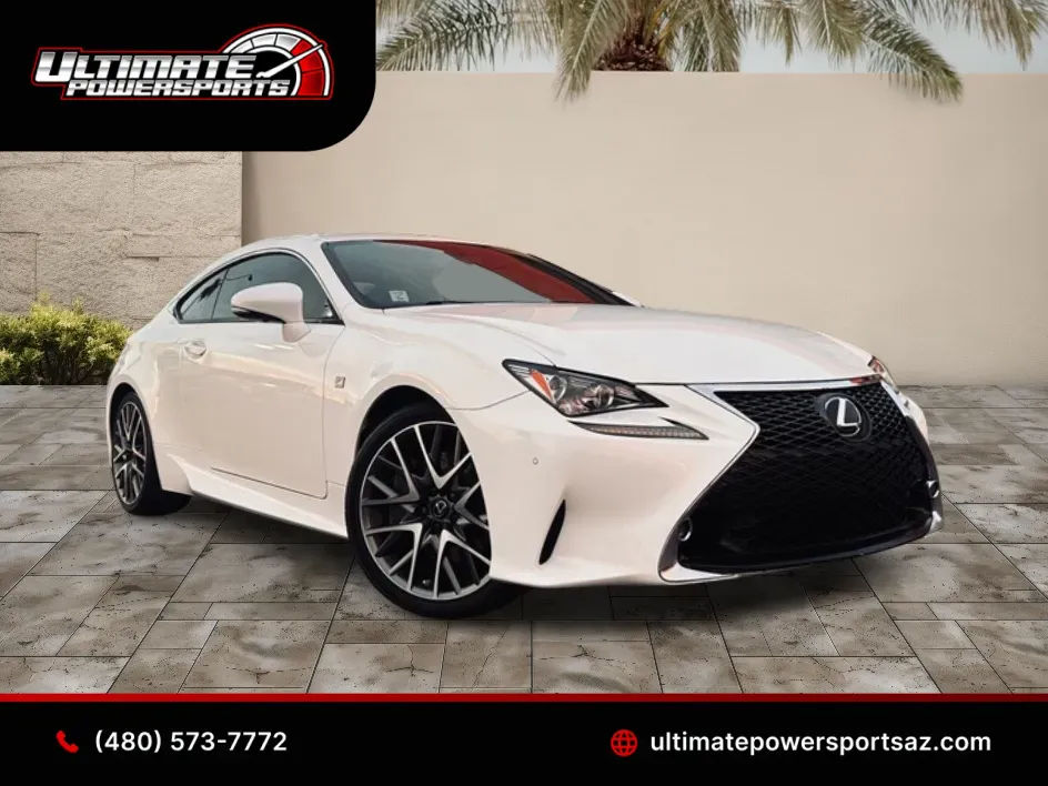 White 2015 Lexus RC 350 F Sport for sale in Scottsdale, AZ