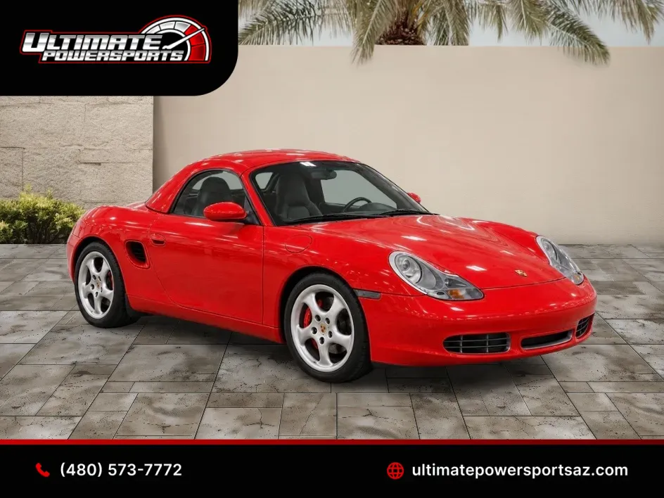 Red 2002 Porsche Boxster S ~6-Speed/Guards Red/IMS Done for sale in Scottsdale, AZ
