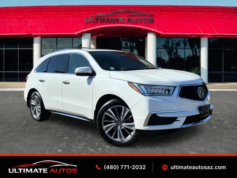 White 2018 Acura MDX Technology Pkg Sport Utility 4D for sale in Mesa, AZ